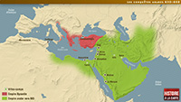 Les conquêtes arabes 634-660