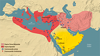 Monde méditerranéen et Moyen-Orient au début du 7e siècle