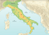 Péninsule italienne : l'espace physique