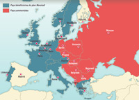 La coupure de l'Europe au lendemain de la Seconde Guerre mondiale