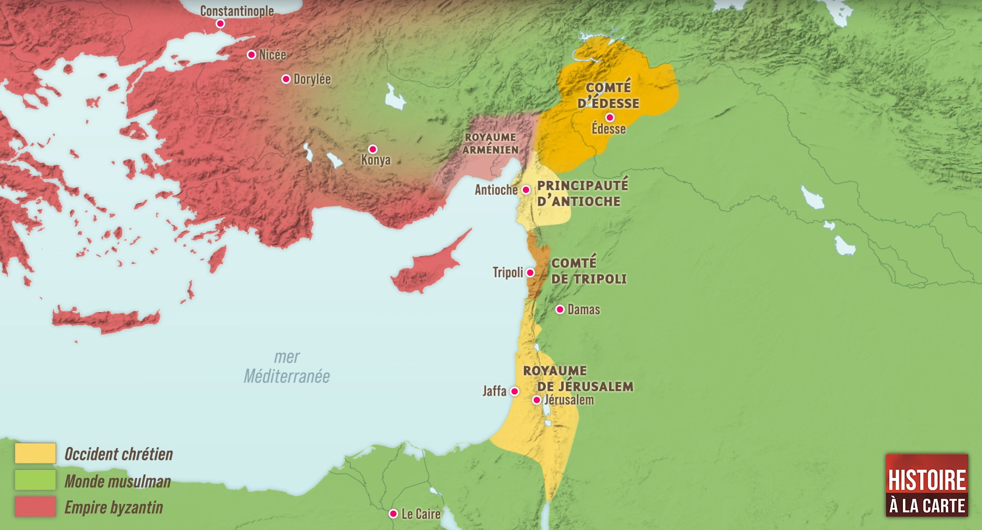 La fondation des Etats latins d'Orient