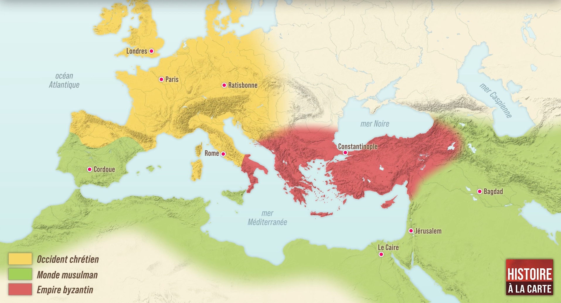 La Méditerranée à la veille de la première croisade