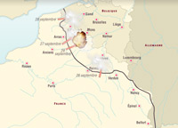 hundred days offensive map hundred days offensive map