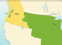 La frontière du Nord et le partage de l’Oregon